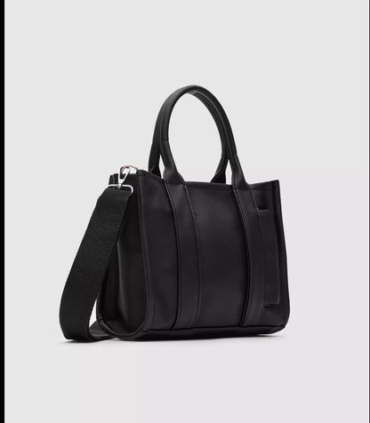 Black tote bag