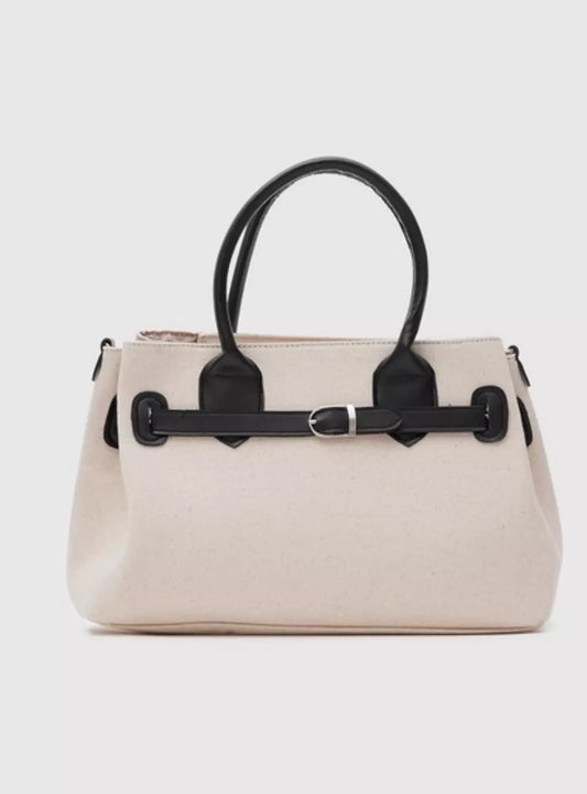 Lock design tote bag