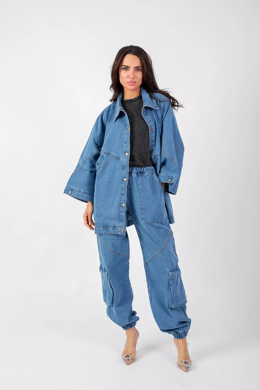 All denim set