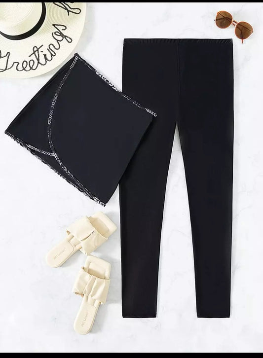 Swimsuit Skort+leggings