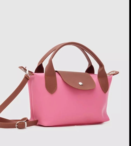 Pinky leather bag