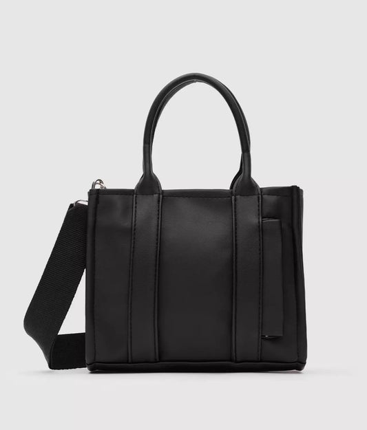 Black tote bag