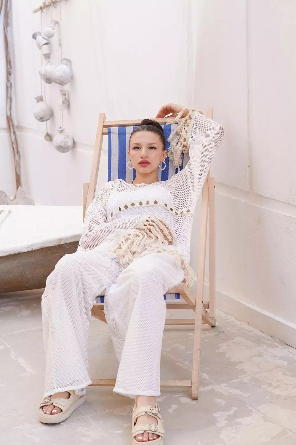 Mesh macrame set