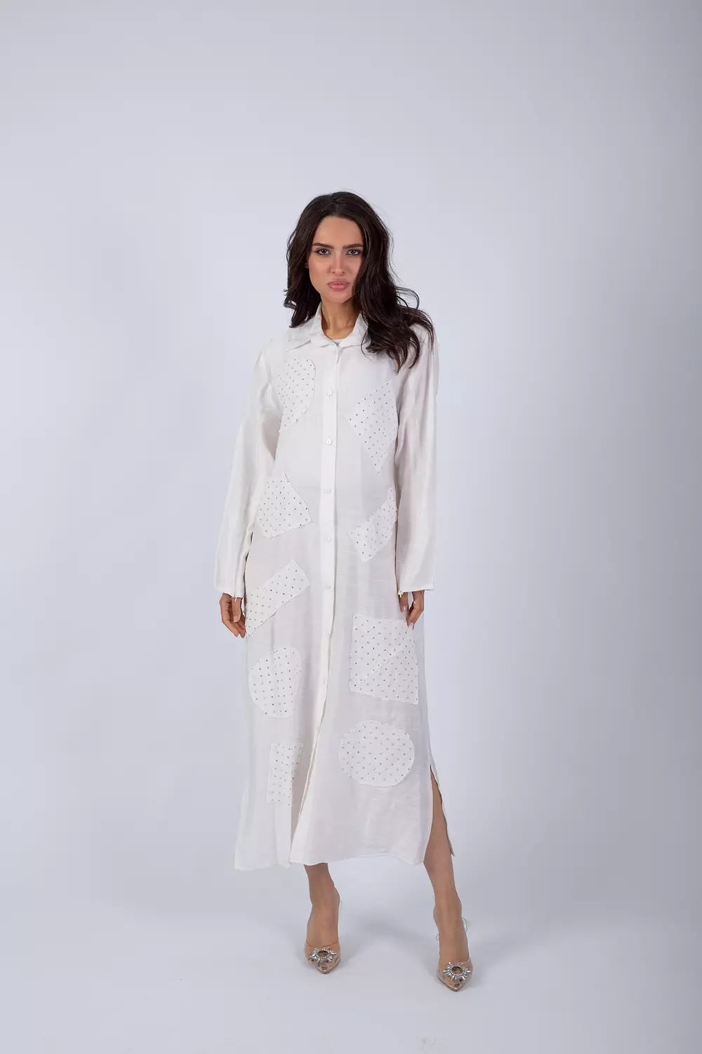 Bling shirt dress